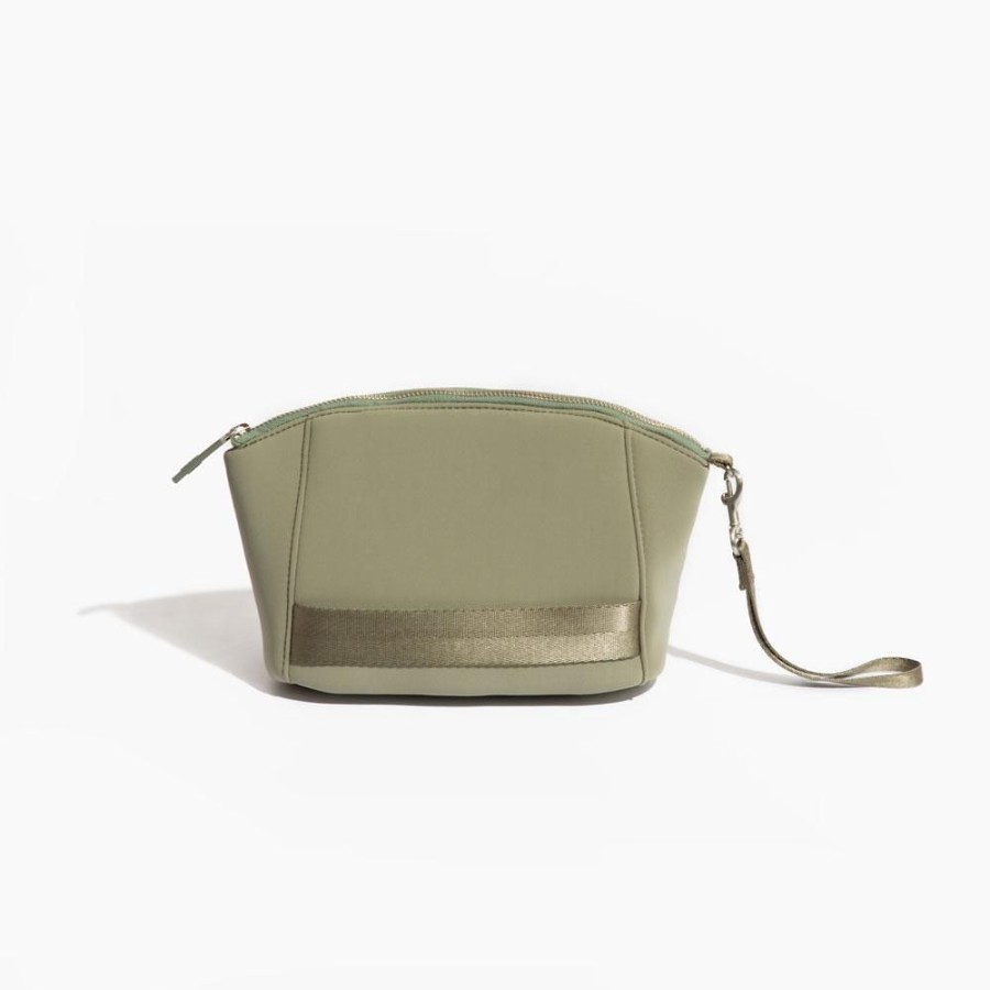 Bags Bag Accessory Zip Pouches | Sage Green Seoul Zip Pouch | Small Neoprene Zip Pouch