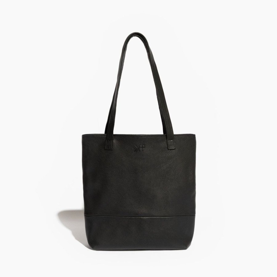 Bags In House Bag Totes + Satchels | Ebony Leather Tote