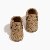 Baby Soft Sole Moccasin | Almond Speckles Moccasins For Babies | Leather Baby Shoes