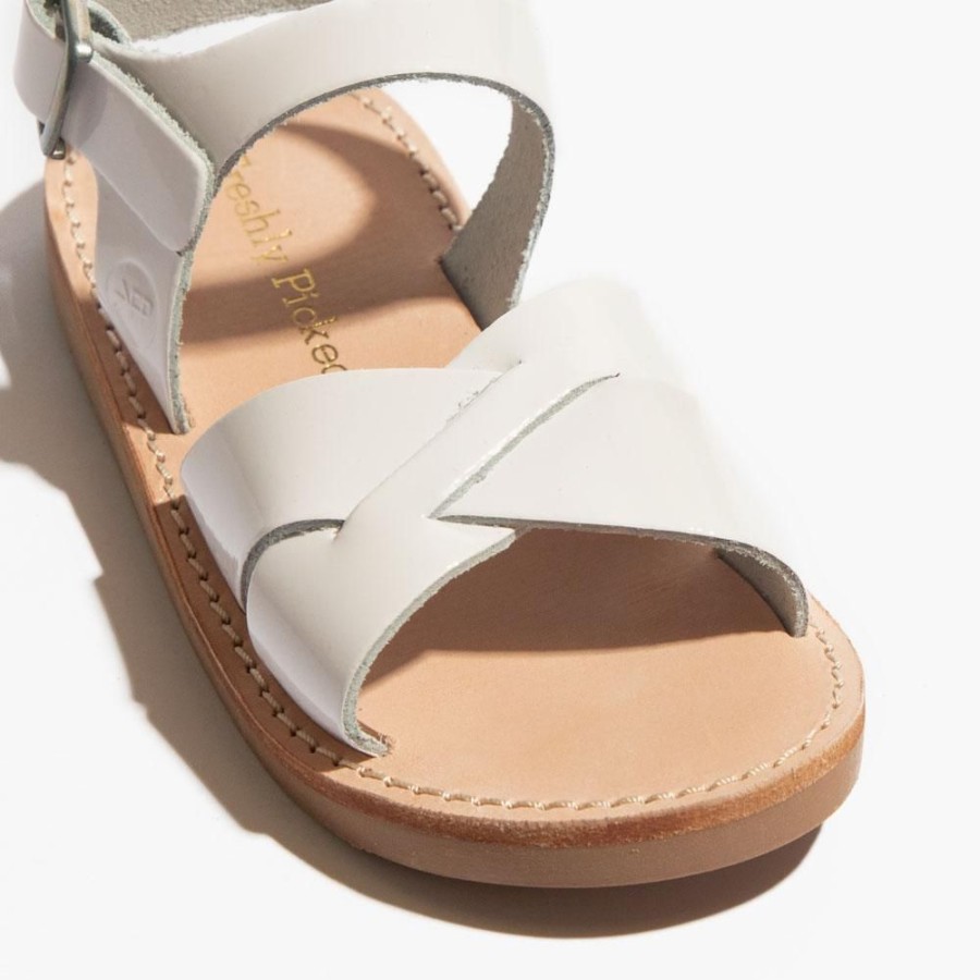 Kids Kids Sandal Sandals | White Patent Saybrook Baby Sandals | Soft Leather Sandals