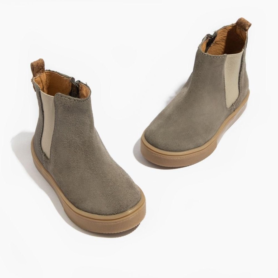 Kids Kids Sneaker Boots | Grey Suede Chelsea Boot Sneaker