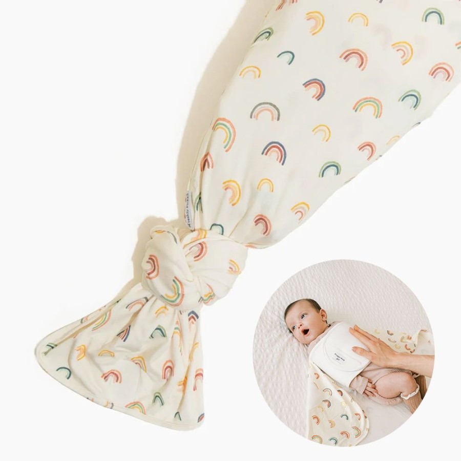 Baby Sleep Swaddle | Rainbows Baby Swaddle Ii | Rainbow Patterned Swaddle Blanket