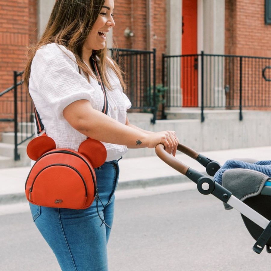 Bags Diaper Bag Crossbody + Messenger Bags | Rouge Mickey Anaheim Crossbody Bag | Mickey Mouse Bag