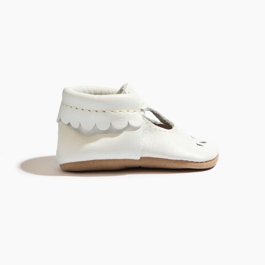 Baby Soft Sole Mary Jane | Toasted Bright White Mary Jane Baby Shoe