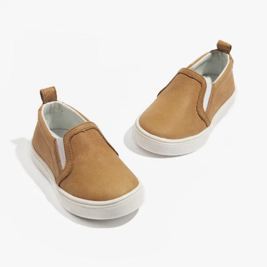 Kids Kids Sneaker Sneakers | Weathered Brown Slip-On Kids Sneaker | Slip-On Kids Shoes