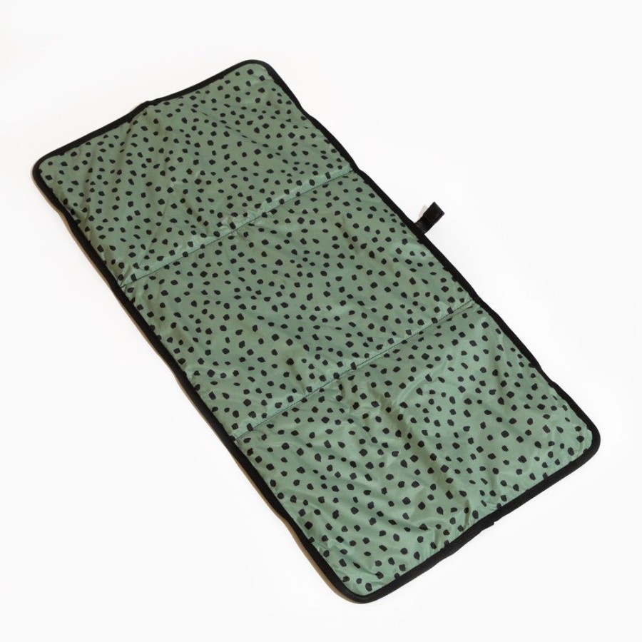 Bags Bag Accessory Changing Mats | Sage Dapple Dot Changing Mat | Cute Diaper Changing Pad