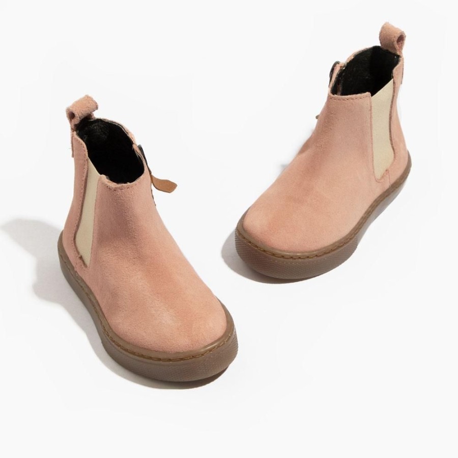 Kids Kids Sneaker Boots | Blush Suede Chelsea Boot Sneaker