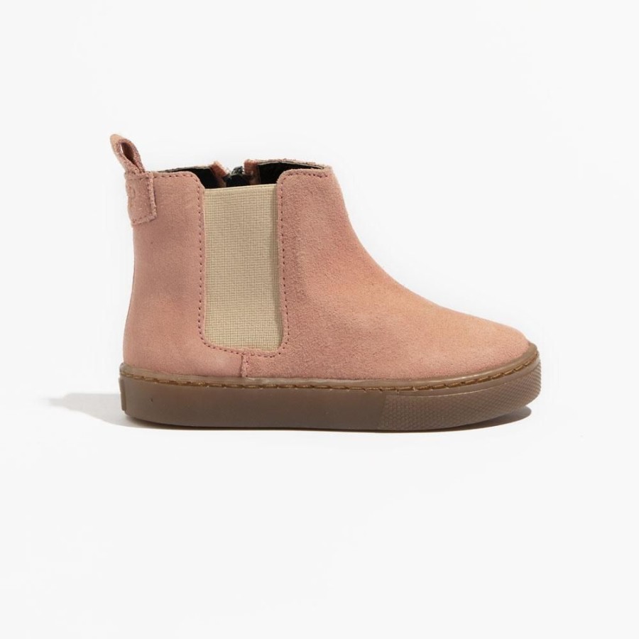 Kids Kids Sneaker Boots | Blush Suede Chelsea Boot Sneaker