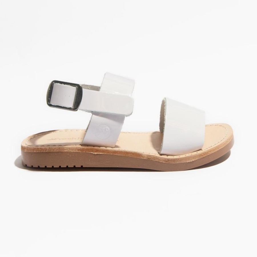 Kids Kids Sandal Sandals | White Patent Sanibel Baby Sandals | Comfortable Kids Sandals