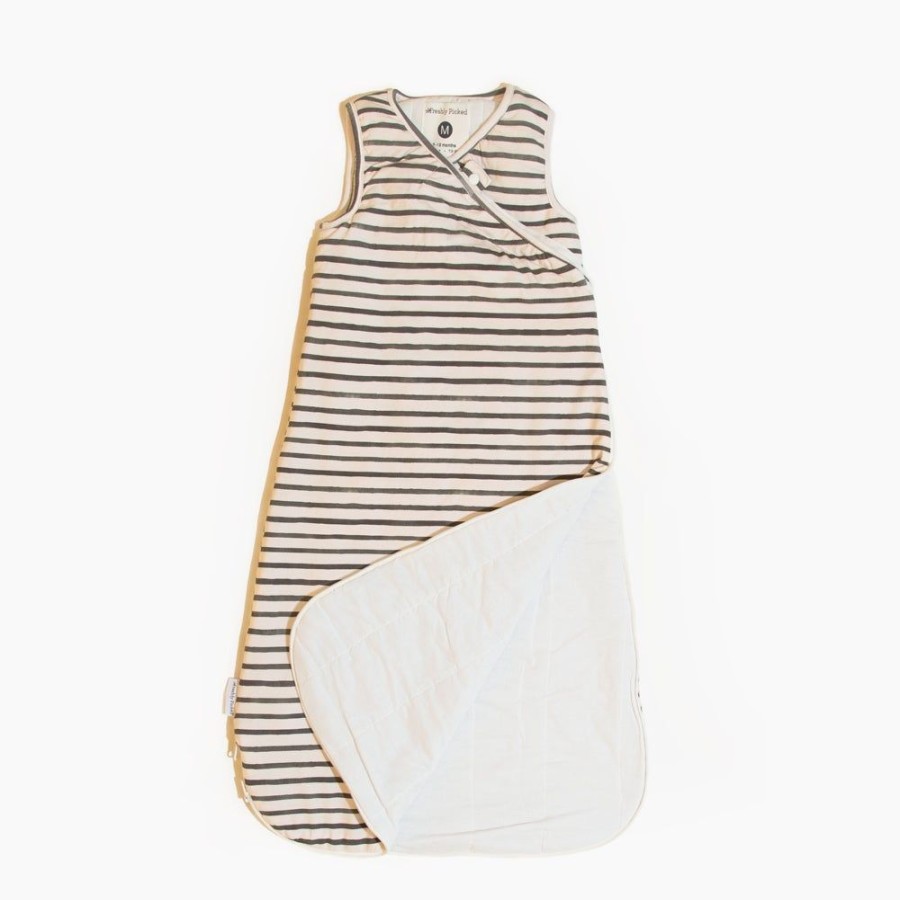 Baby Sleep Swaddles | Charcoal Stripes Blanket Sleeper