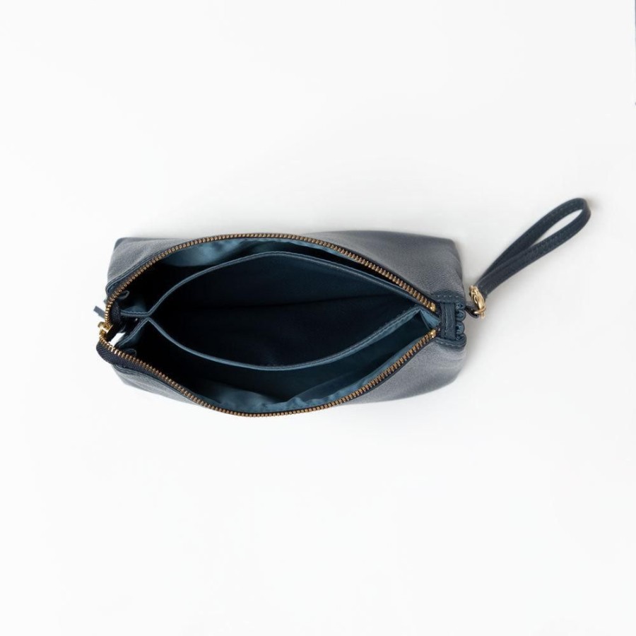 Bags Bag Accessory Zip Pouches | Navy Classic Zip Pouch