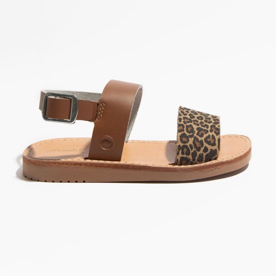 Kids Kids Sandal Sandals | Cognac With Microleopard Sanibel