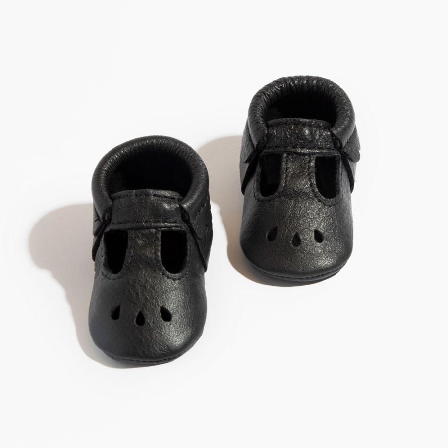 Baby Soft Sole Mary Jane | Ebony Mary Jane Baby Shoe