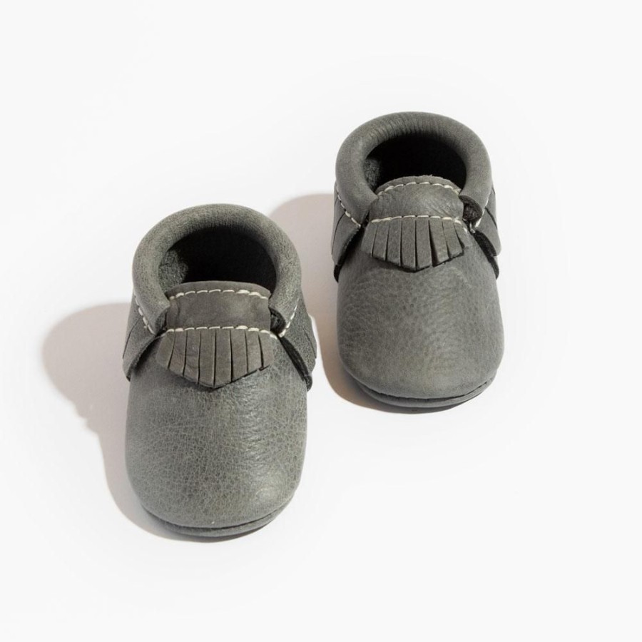 Baby Soft Sole Moccasin | Blue Spruce Moccasin Baby Shoe