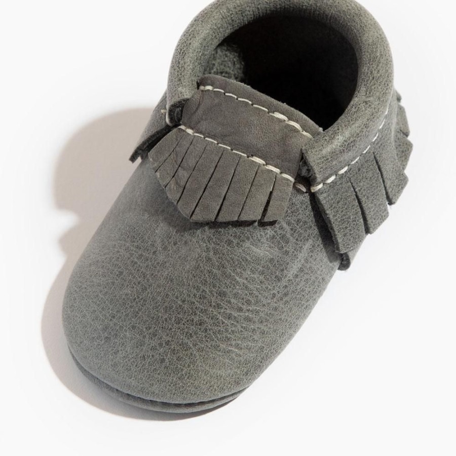 Baby Soft Sole Moccasin | Blue Spruce Moccasin Baby Shoe