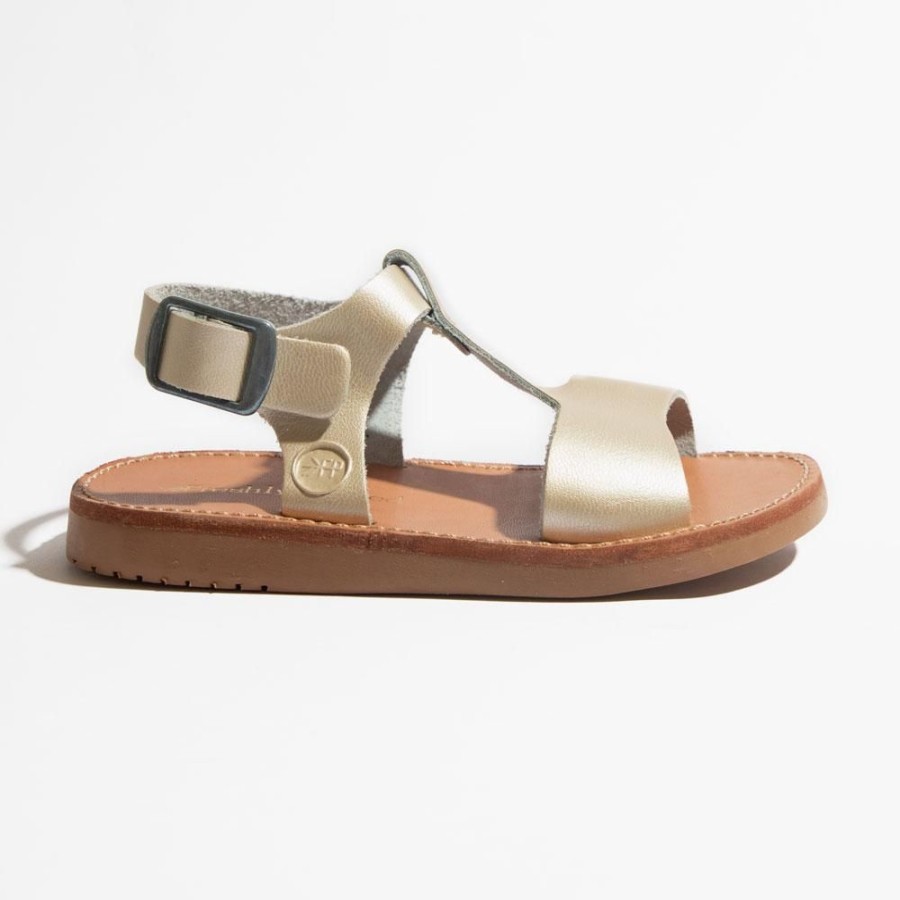 Kids Kids Sandal Sandals | Platinum Leather Malibu Kids Sandal | Toddler Summer Sandals