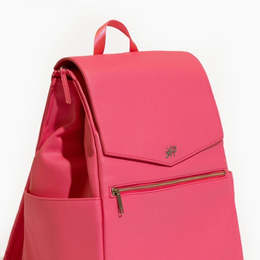 Bags Diaper Bag Classic Diaper Bags | Vegan Leather Crossbody | Hot Pink Classic Bag