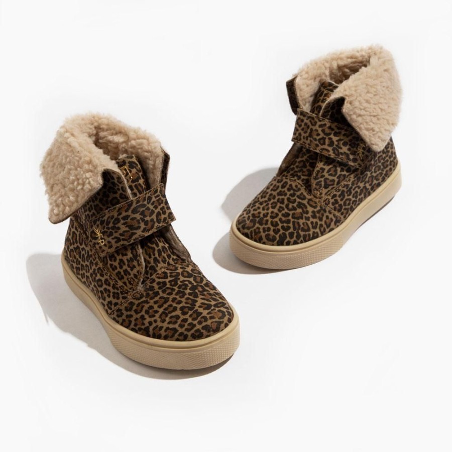 Kids Kids Sneaker Sneakers | Micro Leopard Sherpa Boot