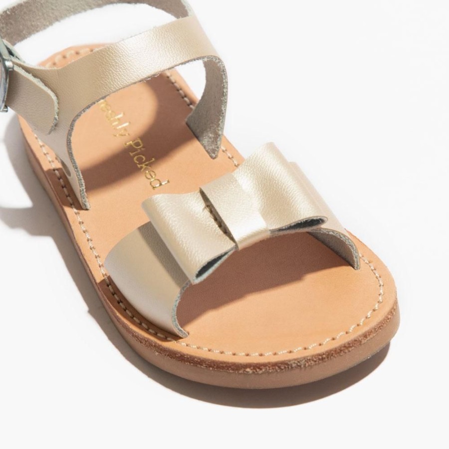 Kids Kids Sandal Sandals | Platinum Gold Bayview Kids Sandal | Leather Toddler Sandals