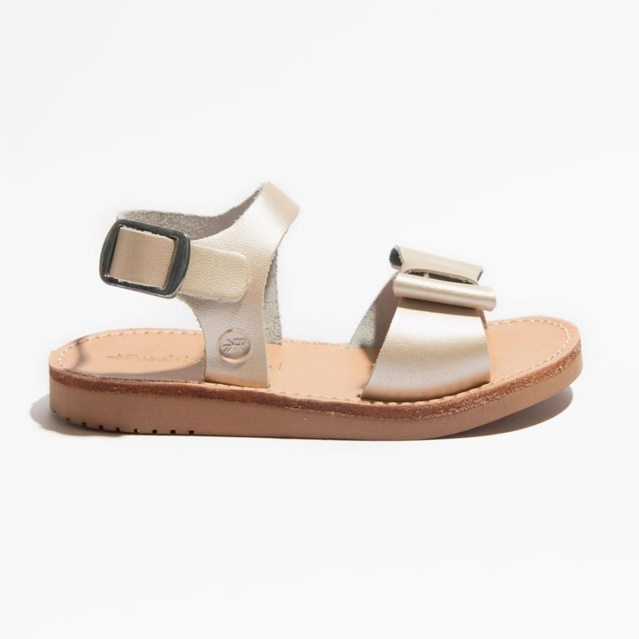 Kids Kids Sandal Sandals | Platinum Gold Bayview Kids Sandal | Leather Toddler Sandals