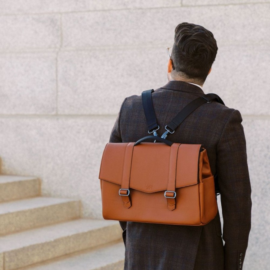 Bags Diaper Bag For Men | Walnut Cambridge Messenger Bag