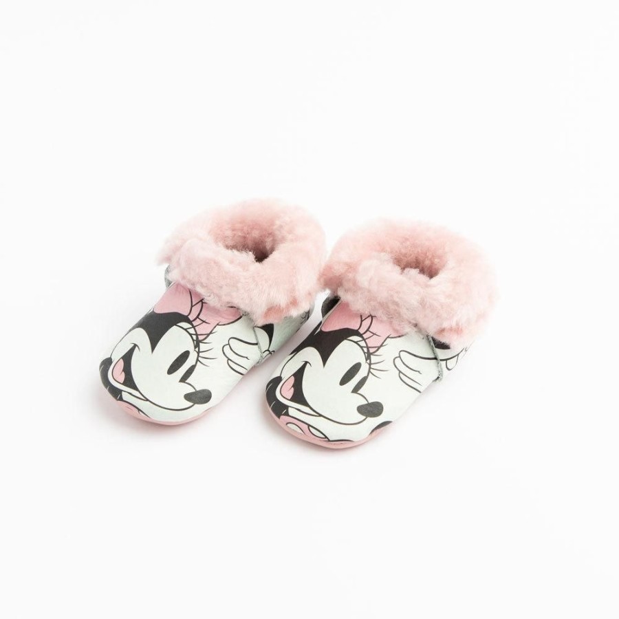 Baby Soft Sole Shearling | Minnie Mouse Shearling Baby Shoe