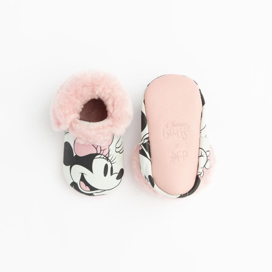 Baby Soft Sole Shearling | Minnie Mouse Shearling Baby Shoe