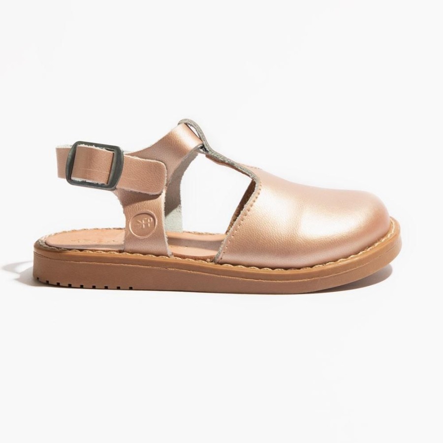 Kids Kids Sandal Sandals | Rose Gold Newport Clogs | Comfortable Baby Walker Sandals