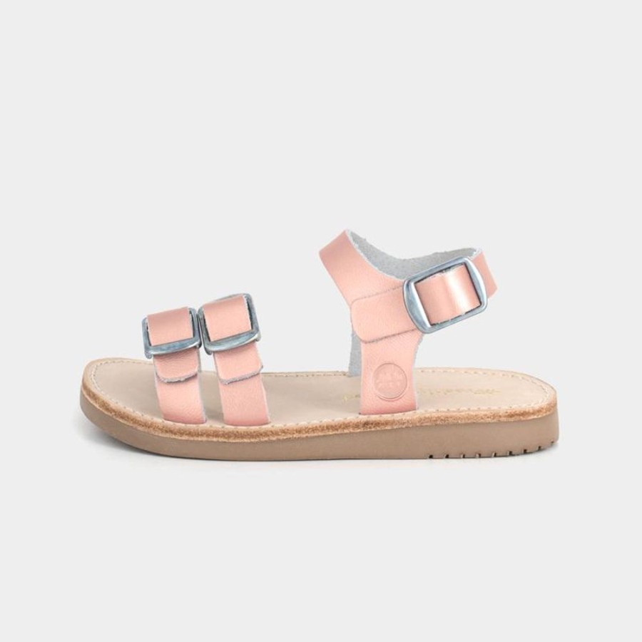 Kids Kids Sandal Sandals | Rose Gold Rockaway Kids Sandal | Baby Girl Buckle Sandals