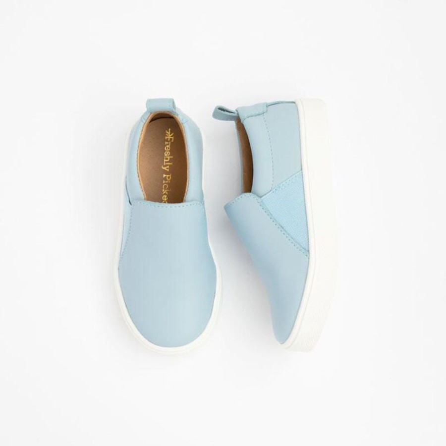 Kids Kids Sneaker Sneakers | Powder Blue Slip On Sneaker | Baby Blue Sneakers For Kids