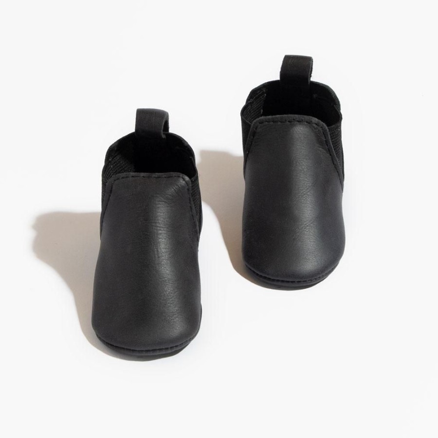 Baby Soft Sole Chelsea Boot | Ebony Chelsea Boot Baby Shoe