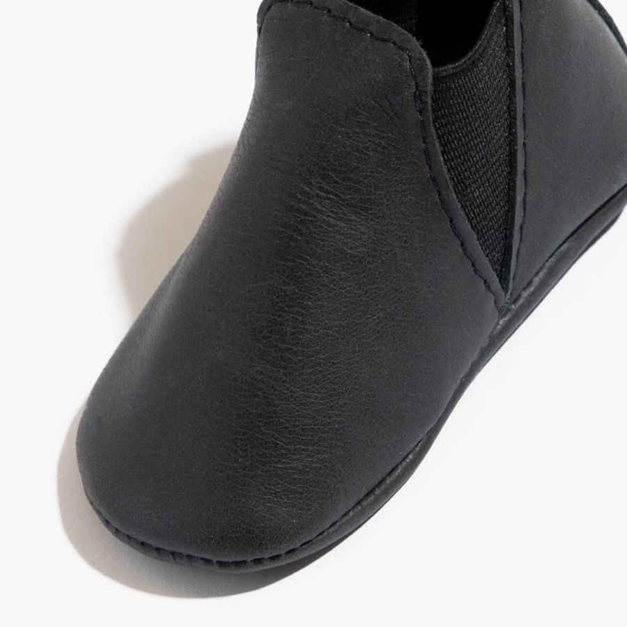 Baby Soft Sole Chelsea Boot | Ebony Chelsea Boot Baby Shoe