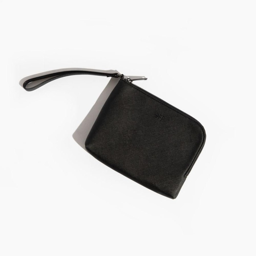 Bags Bag Accessory Zip Pouches | Obsidian Milano Wristlet