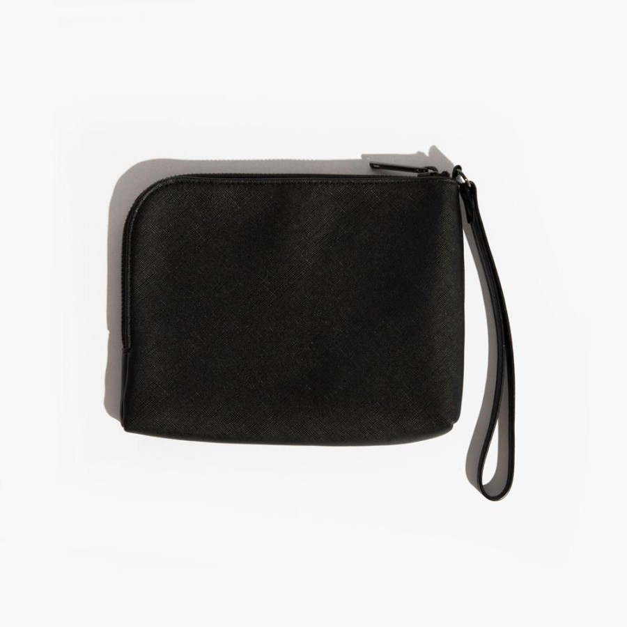 Bags Bag Accessory Zip Pouches | Obsidian Milano Wristlet