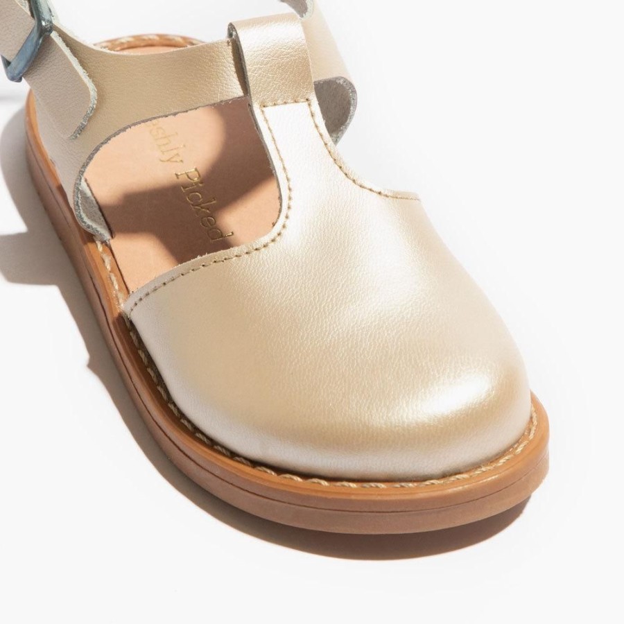 Kids Kids Sandal Sandals | Platinum Newport Clog Baby Shoes | Leather Baby Shoes