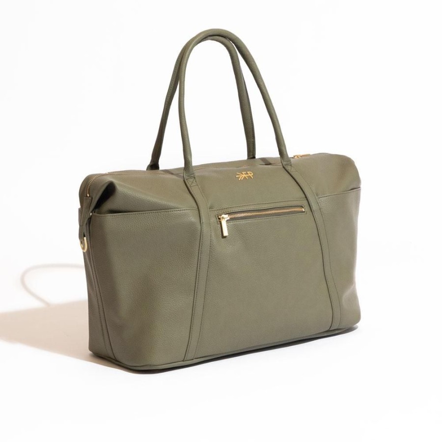 Bags Bag Luggage Weekenders | Sage Green Weekender Bag | Designer Weekender Bag For Moms