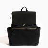 Bags Diaper Bag Classic Diaper Bags | Ebony Classic Diaper Bag Ii | Black Vegan Leather Diaper Bag Backpack