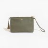 Bags Bag Accessory Zip Pouches | Sage Green Classic Zip Pouch | Designer Wristlet Pouch Bag