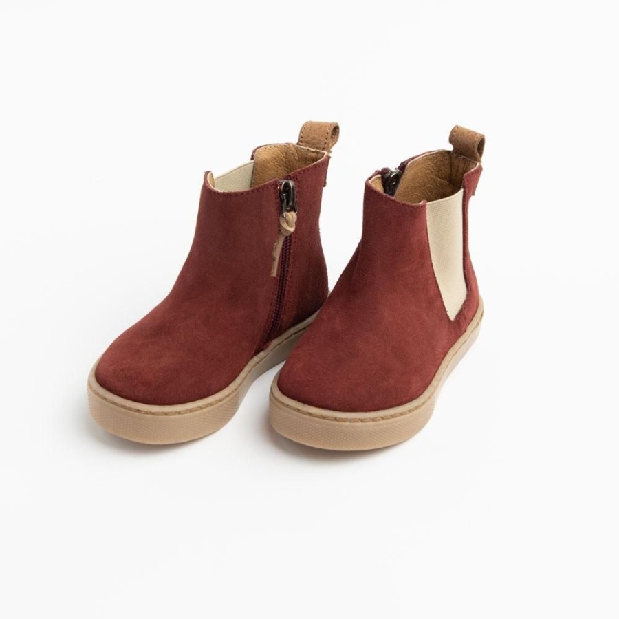 Kids Kids Sneaker Boots | Burgundy Chelsea Boot Sneaker