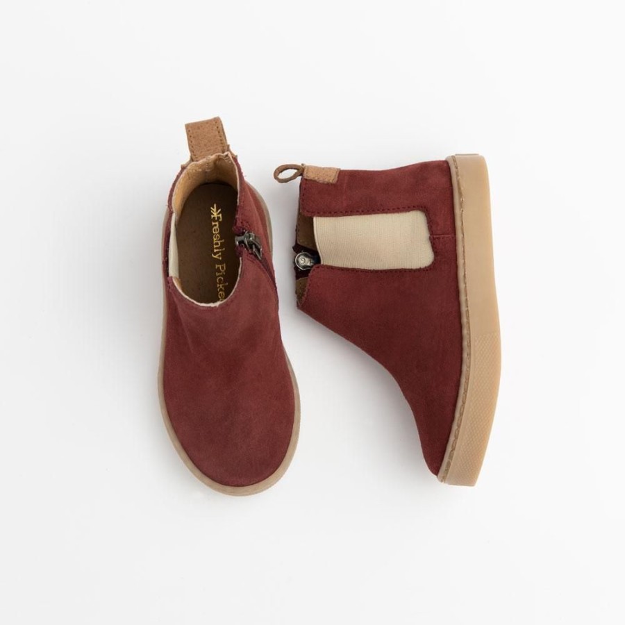 Kids Kids Sneaker Boots | Burgundy Chelsea Boot Sneaker