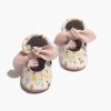 Baby Soft Sole Knotted Bow | Disney Princesses Knotted Bow Moccasins | Princess Baby Shoes