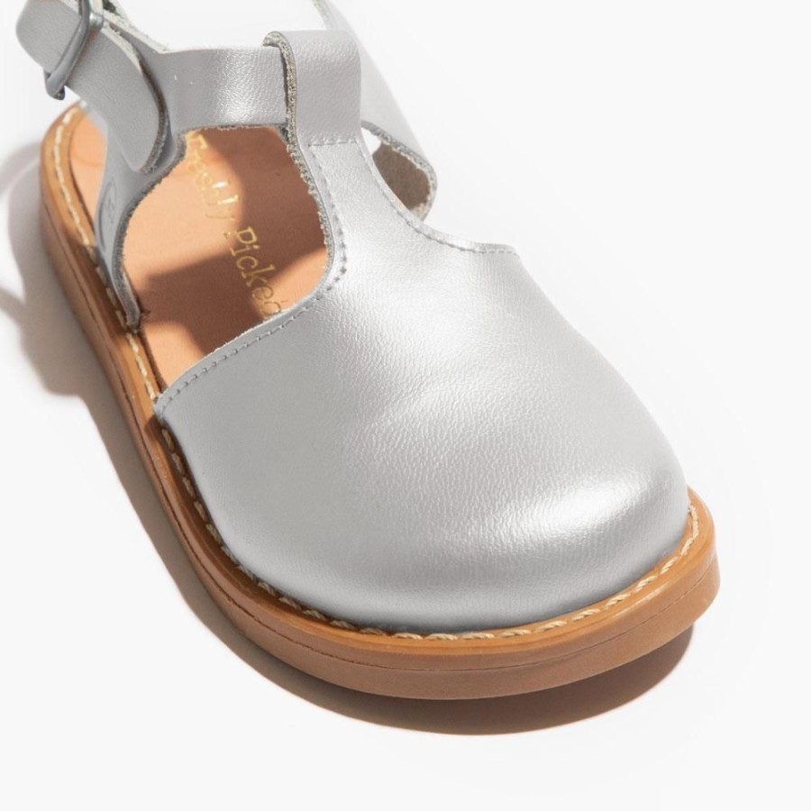 Kids Kids Sandal Sandals | Silver Newport Clogs For Kids | Premium Leather Sandals