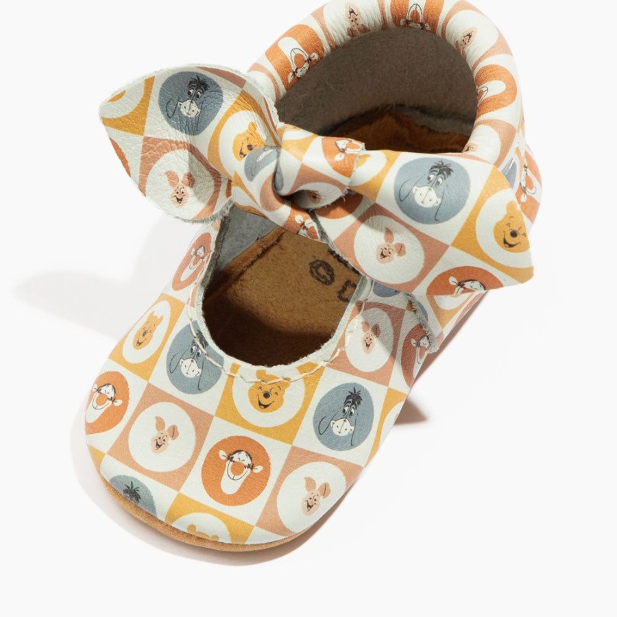 Baby Soft Sole Knotted Bow | Pooh & Friends Knotted Bow Baby Shoe