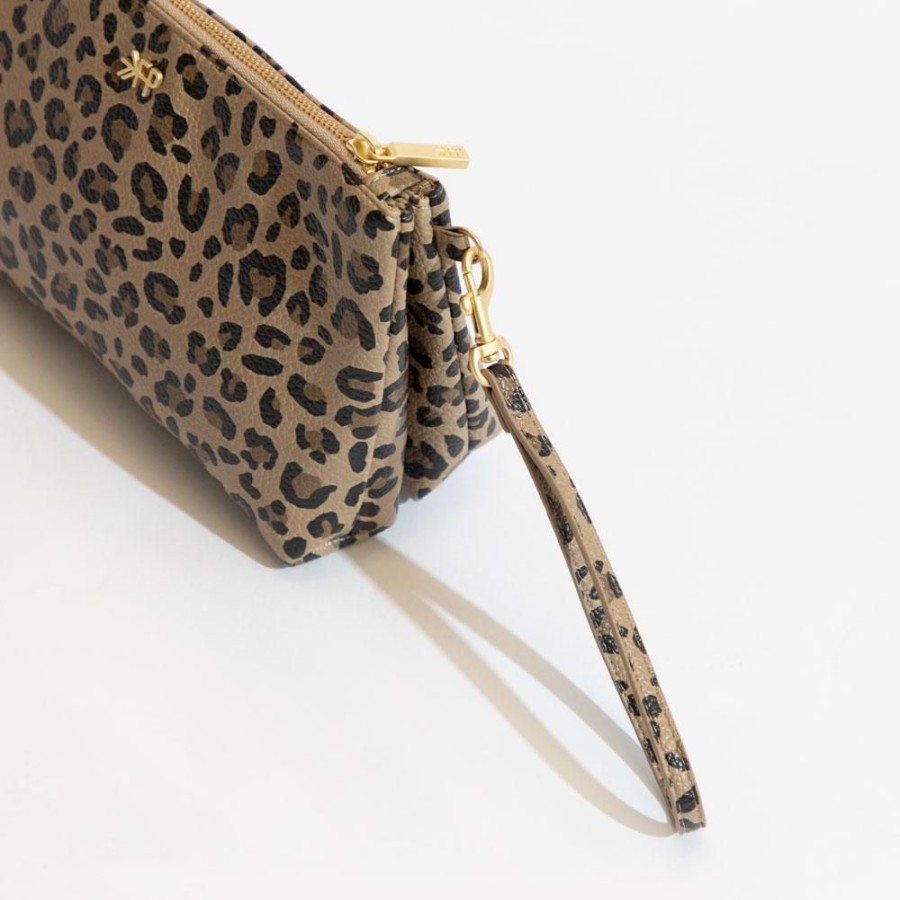 Bags Bag Accessory Zip Pouches | Leopard Classic Zip Pouch