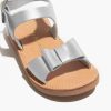 Kids Kids Sandal Sandals | Silver Bayview Baby Sandals | Soft Leather Kids Shoes