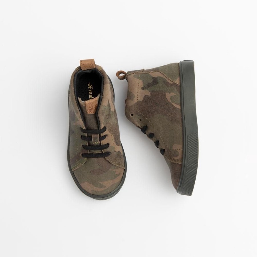 Kids Kids Sneaker Boots | Camo Leon Sneaker