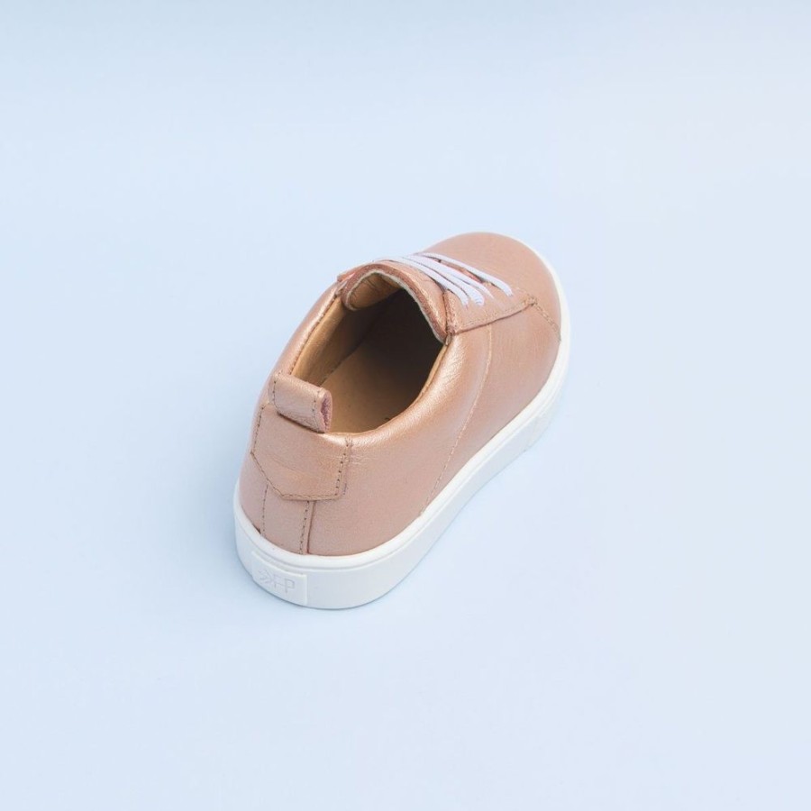 Kids Kids Sneaker Sneakers | Rose Gold Classic Lace Up Kids Sneaker | Stylish Kids Shoes