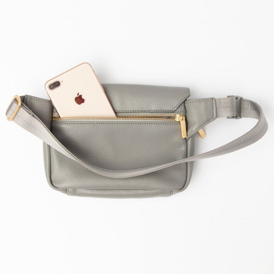 Bags Bag Accessory Fanny Packs | Stone Classic Park Fanny Pack | Grey Crossbody Fanny Pack