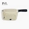 Bags Bag Accessory Fanny Packs | Ebony Sherpa Teddy Sling