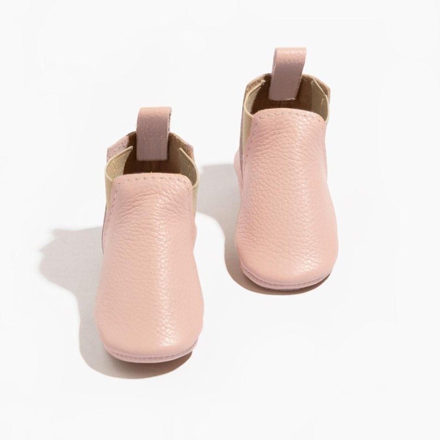 Baby Soft Sole Chelsea Boot | Blush Chelsea Boot Baby Shoe